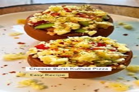 Gold Corn Kulhad Pizza